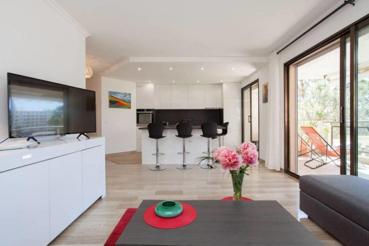 3-Room Apartment With Terrace In Palm Beach Cannes Esterno foto